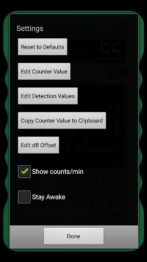 Screenshot of Clap Counter