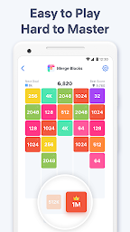 Merge Blocks - number game