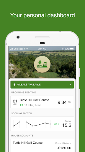 Android application Turtle Hill Golf Course screenshort