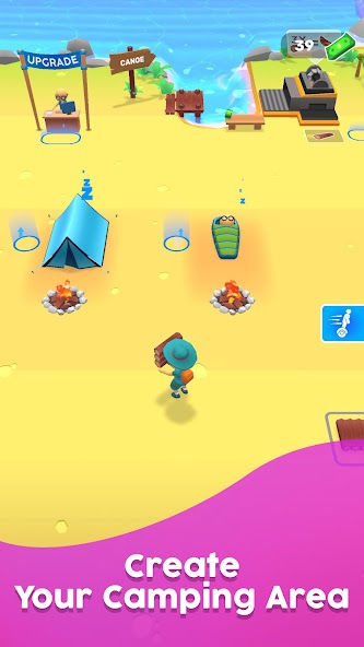 Camping Land 1.1.1 APK + Mod (Unlimited money) for Android