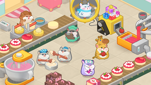 Hamster Tycoon Game  Cake Factory APK v1.0.47  MOD (Unlimited Cash) poster-2