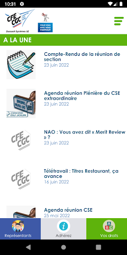 Android application My CFE-CGC 3DS screenshort