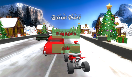 Christmas Traffic Racer Santa Claus Driving 3D Screenshot