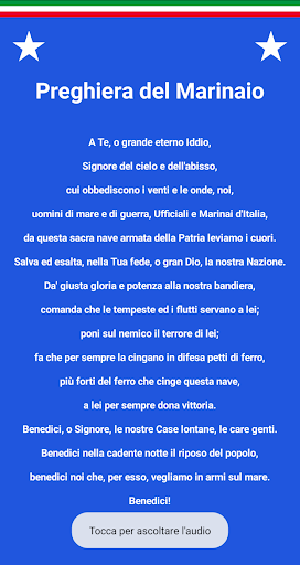 Android application Preghiera del Marinaio screenshort