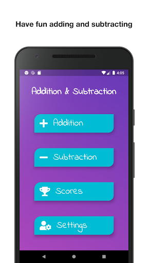 Addition and subtraction Screen 2