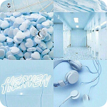 Cover Image of Descargar Blue Aesthetic Wallpaper  APK