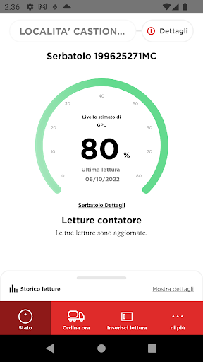 MyLiquigas Area Clienti Screen 3