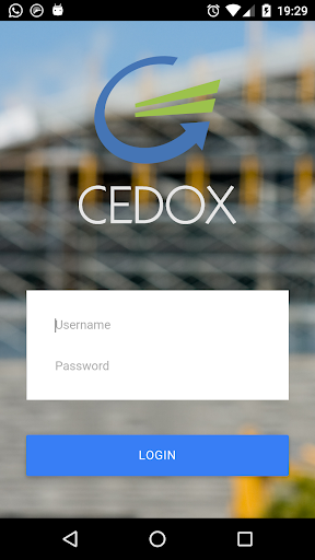 Android application Cedox screenshort