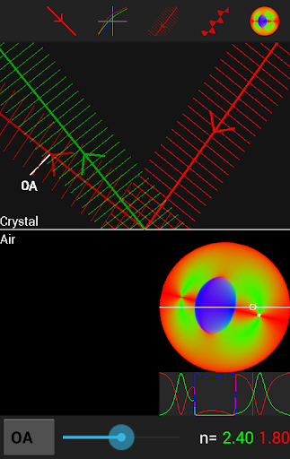 Android application Birefringence screenshort