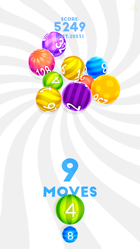 Android application Bouncy 2048 screenshort