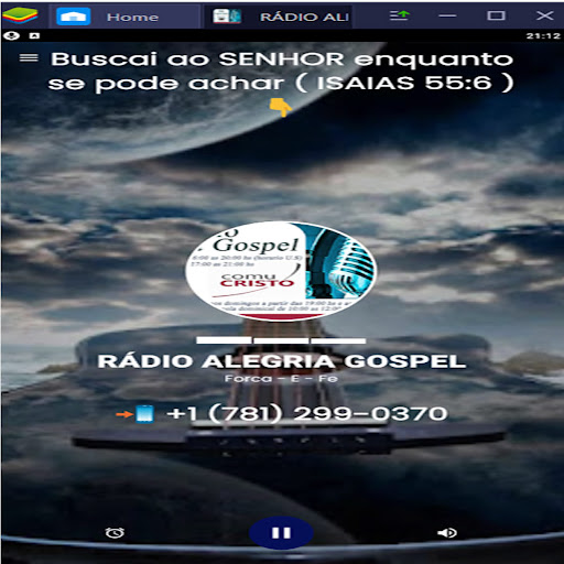 Radio Alegria Gospel Screen 2