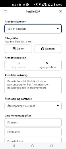Partille Vaktmästeri KOF Screen 2