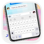 Emoji Keyboard - Pearl White Apk