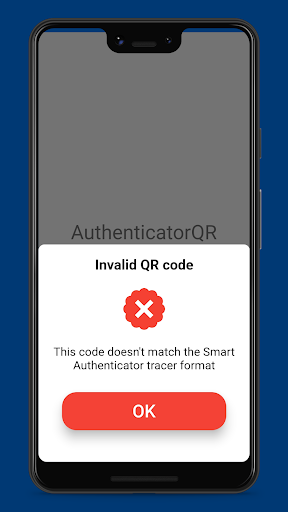 Android application AuthenticatorQR screenshort