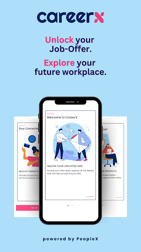 Android application CareerX screenshort
