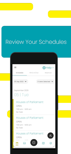 Android application Service Master Mobile screenshort