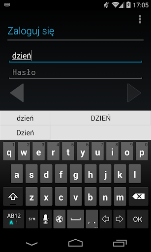 Android application Wnn Polish Pack screenshort