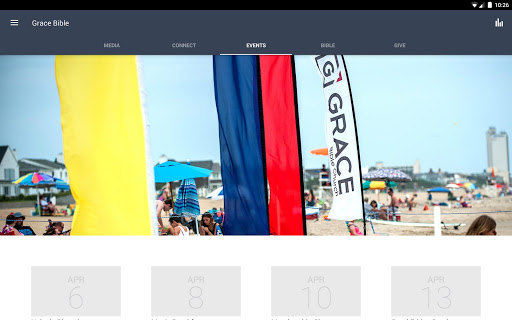 Screenshot of Grace Bible Church App