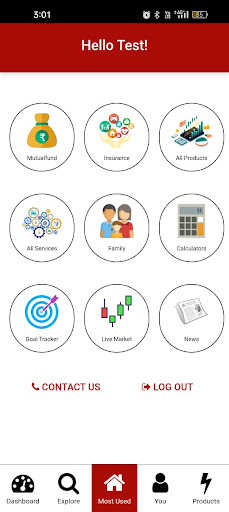 Android application SGR Financial Services screenshort