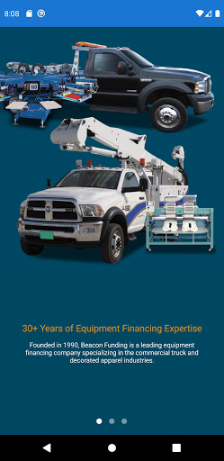 Android application Equipment Financing Calculator screenshort