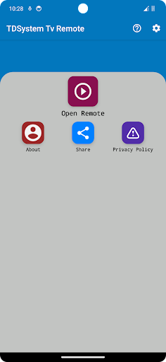 Android application Remote for TD system tv screenshort