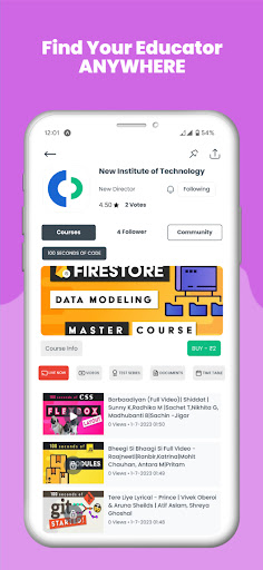 Android application Allcoaching - Learning App screenshort