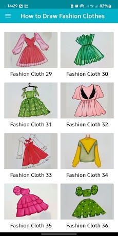 Draw Fashion Clothes Designのおすすめ画像5