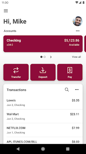 Foresight Bank Mobile Screen 2