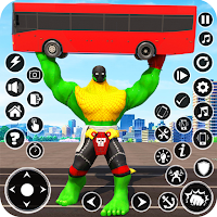 Incredible Monster Green Hero New City Battle 2021