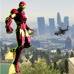 Cover Image of Descargar Robot Rope Hero - Firestorm Superhero Crime City 1.12 APK