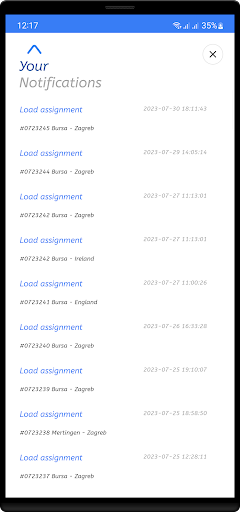 Alcolm Carrier Solutions Screen 2