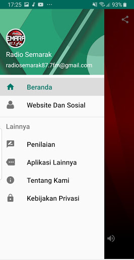 Radio Semarak Screen 3