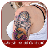 Ganesh Tattoo on Photo icon