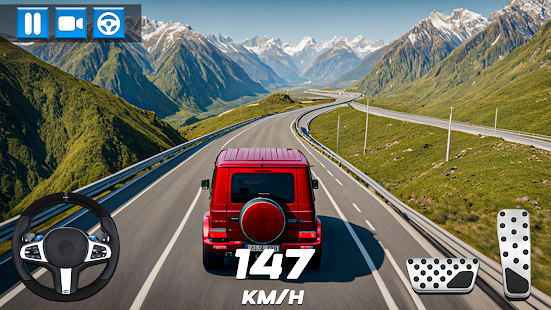 Mountain Driving 4X4 Car game Screenshot