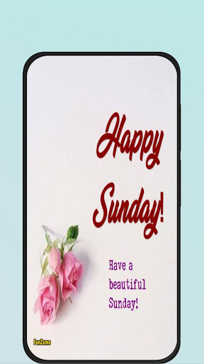 Android application happy sunday greetings screenshort