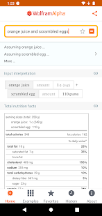 WolframAlpha Classic Bildschirmfoto