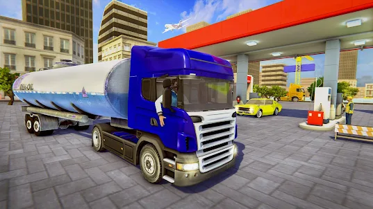 Real Oil Tanker Truck Games