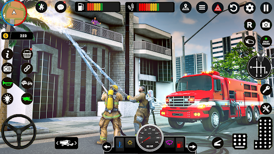 FireFighter Fire Truck Fireman