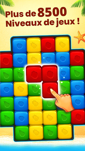 Explosion de cubes de fruits Capture d'Écran de l'Application Android 1