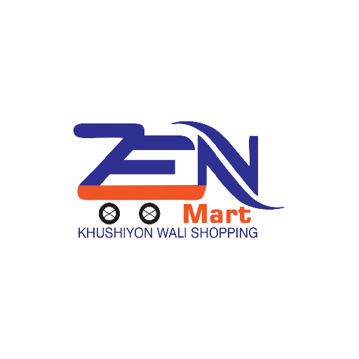 Zenmart-Khushiyo wali shopping logo
