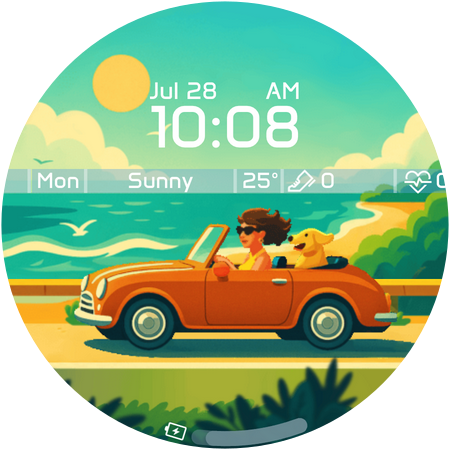 Summer Ride- Watch Face