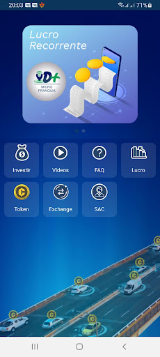 Android application Micro Franquia D+Rastreamento screenshort
