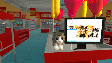 Kitten Cat Smash Super Market