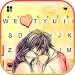 Cover Image of 下载 Couple Kiss Keyboard Theme  APK