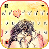 Couple Kiss Keyboard Theme icon