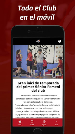 Android application Basquet Genovés screenshort