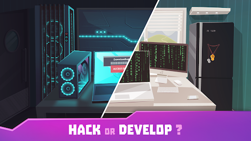 Hacker Or Dev Tycoon? Tap Sim 