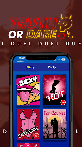 Android application Truth or Dare DUEL! Dirty Game screenshort