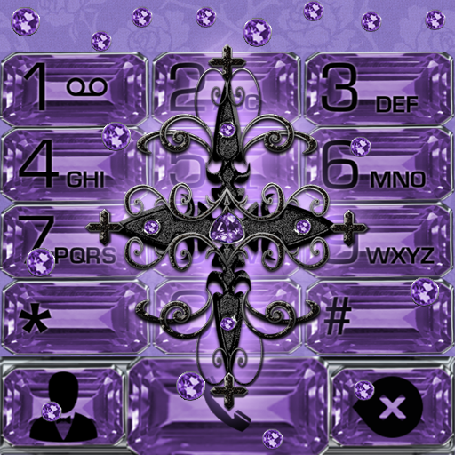 Purple Gothic Cross Dialer the 1.1 Icon
