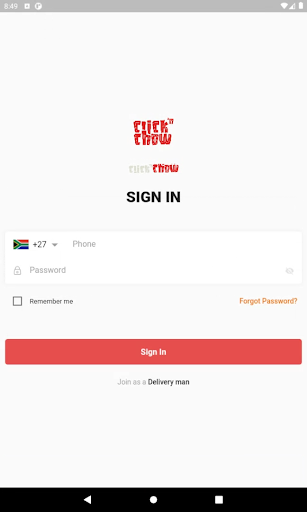 ClicknChow Screen 2
